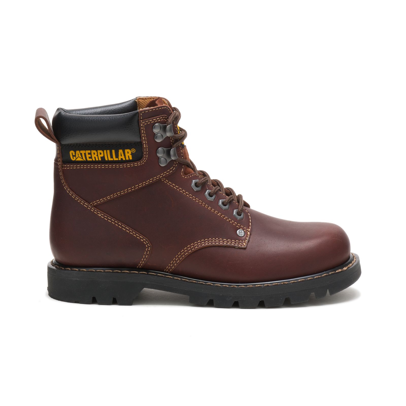 Caterpillar Second Shift Philippines - Mens Work Boots - Brown 79826HSQX
